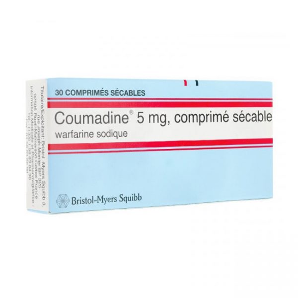 Coumadine 5mg Thuốc chống đông máu, Hộp 30 viên