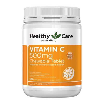 Viên nhai Vitamin C Healthy Care 500mg