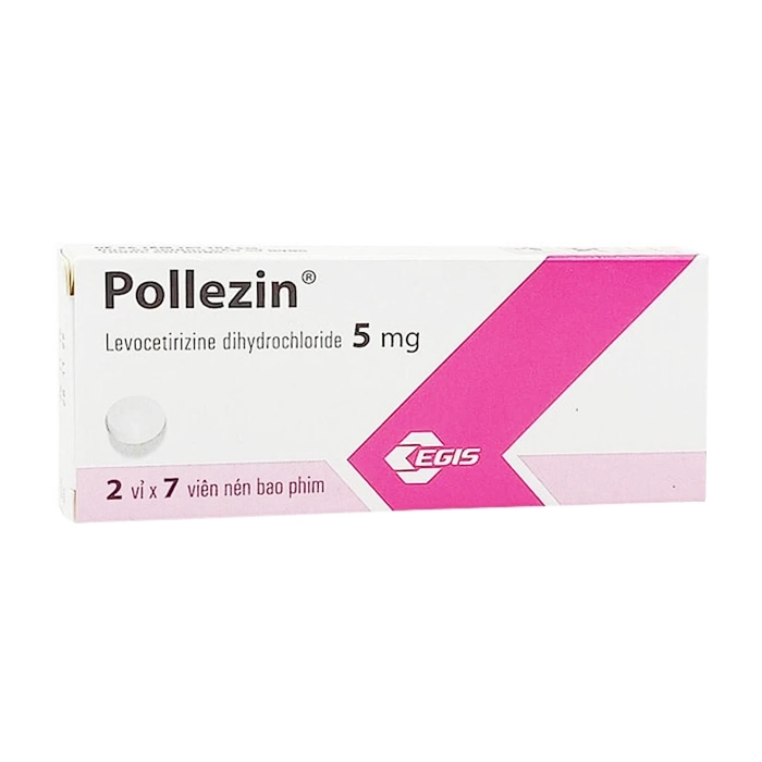 Pollezin 5mg Egis 2 vỉ x 7 viên