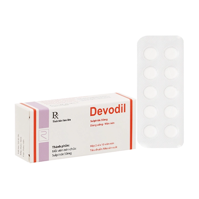 Devodil 50mg Remedica 2 vỉ x 10 viên