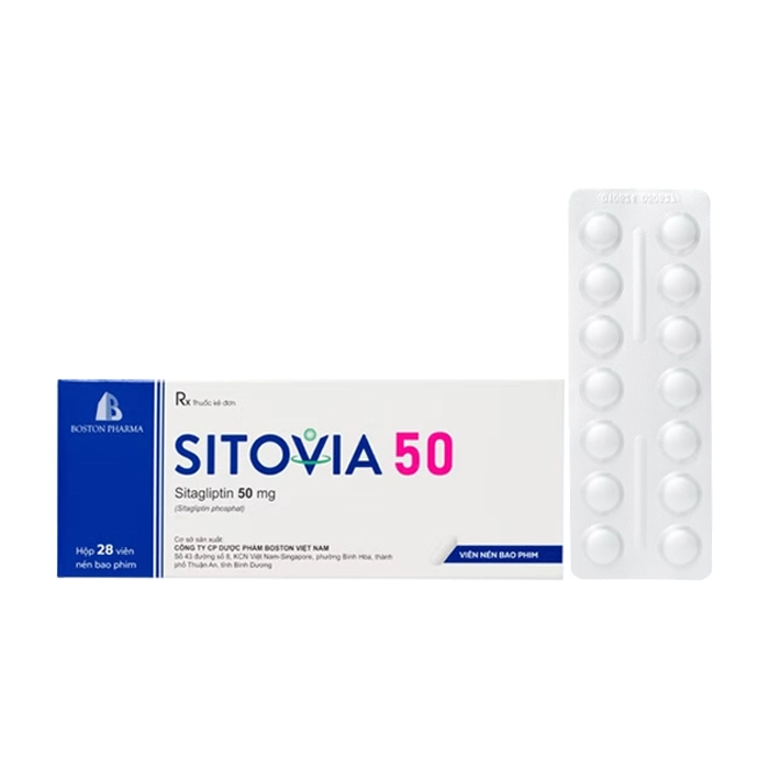 Sitovia 50 Boston Pharma 2 vỉ x 14 viên