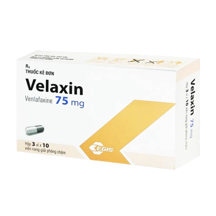 Velaxin 75mg Egis 3 vỉ x 10 viên